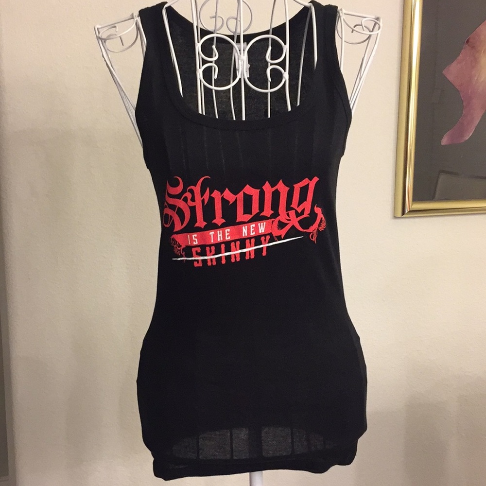 Strong is the new Skinny Tank Top, Small